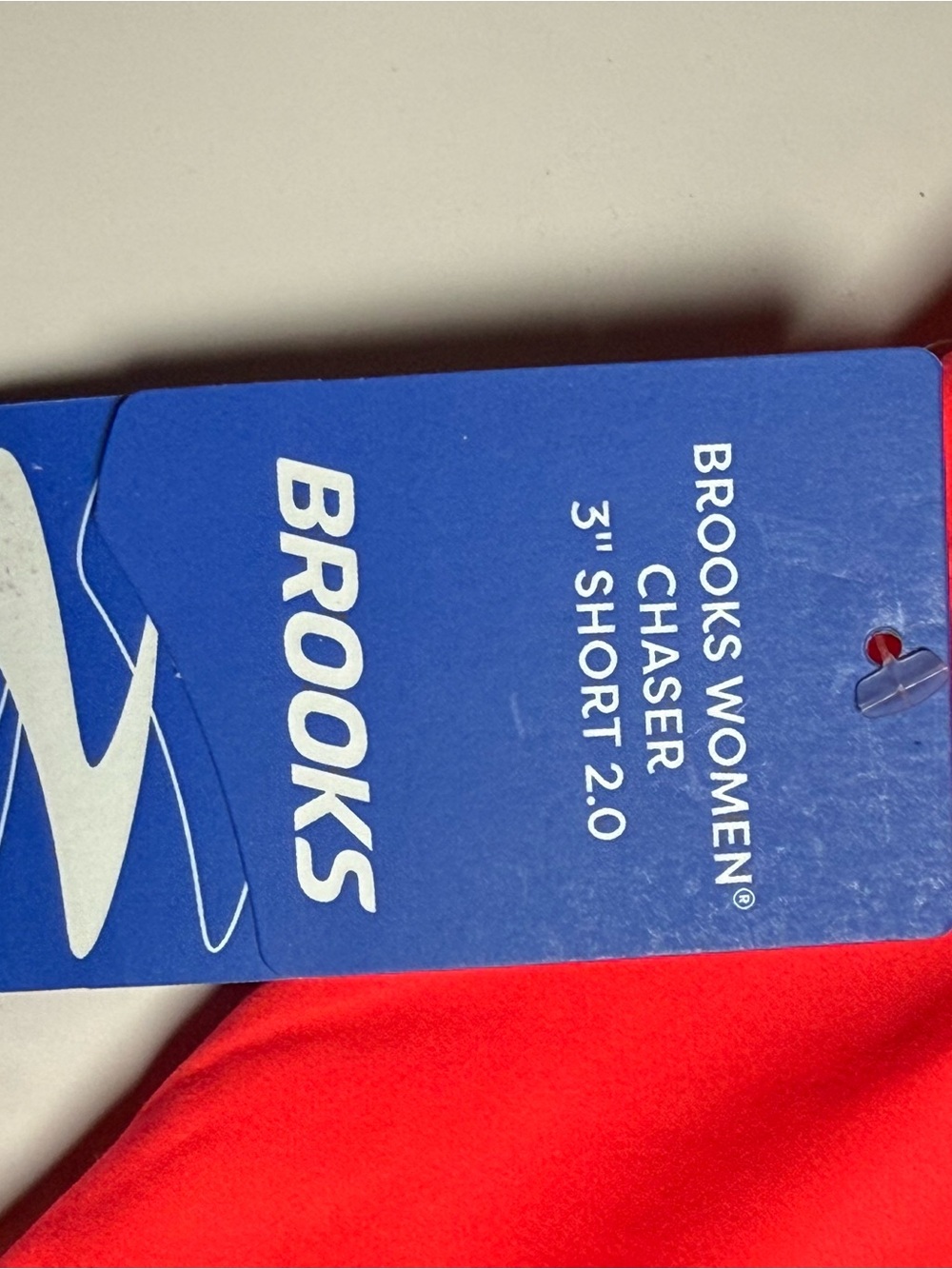 Brooks Women's Chaser 3 Short 2.0 Neon Coral Running Shorts - Picture 3 of 3